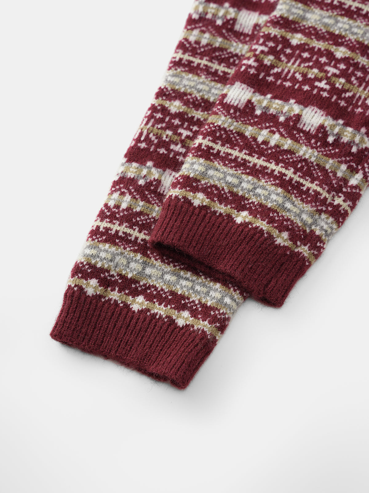 Aftertaste Knit Top – Wine Stripe