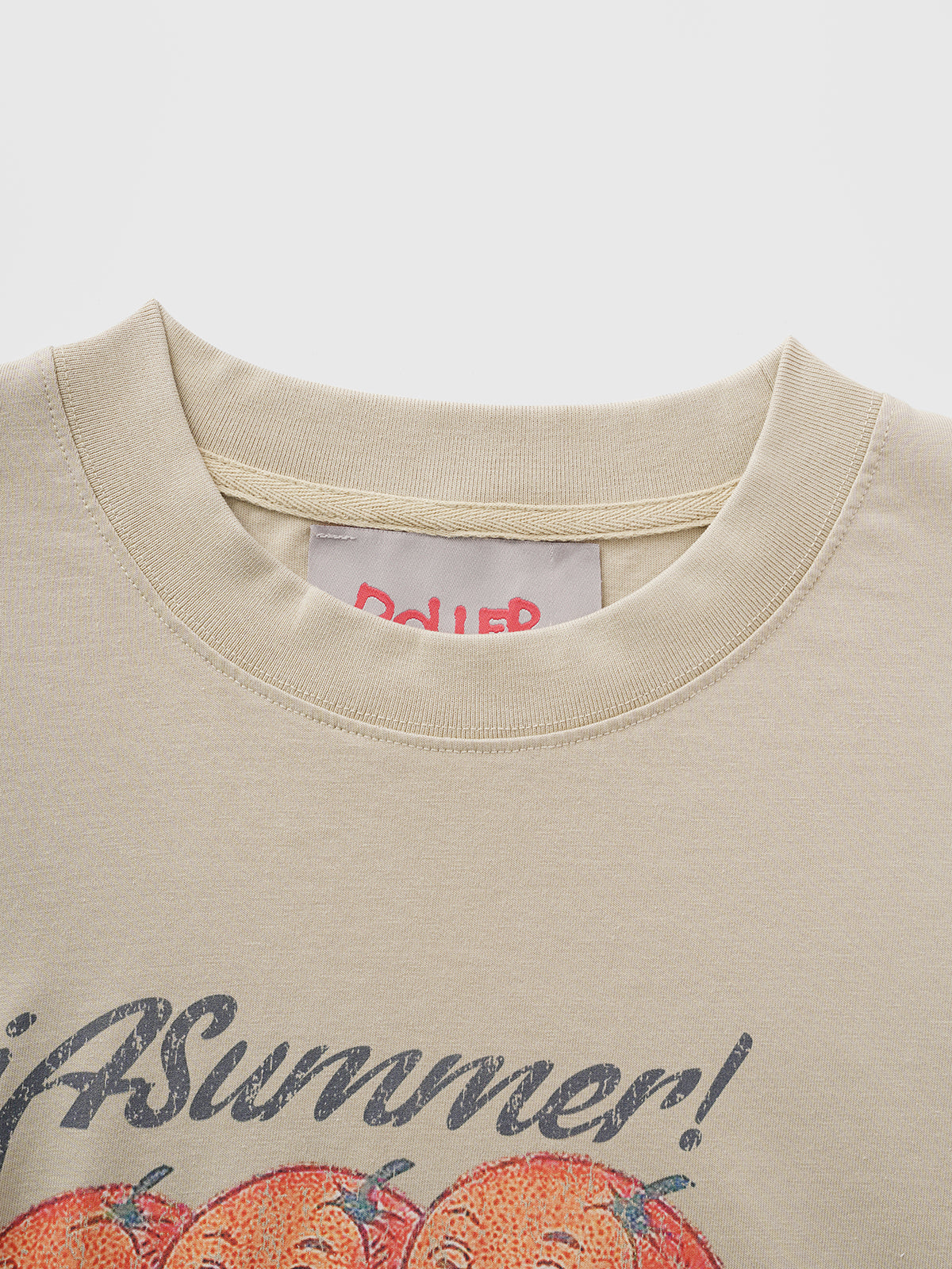 Stacked Illusion Sleeve Tee – Oat Beige