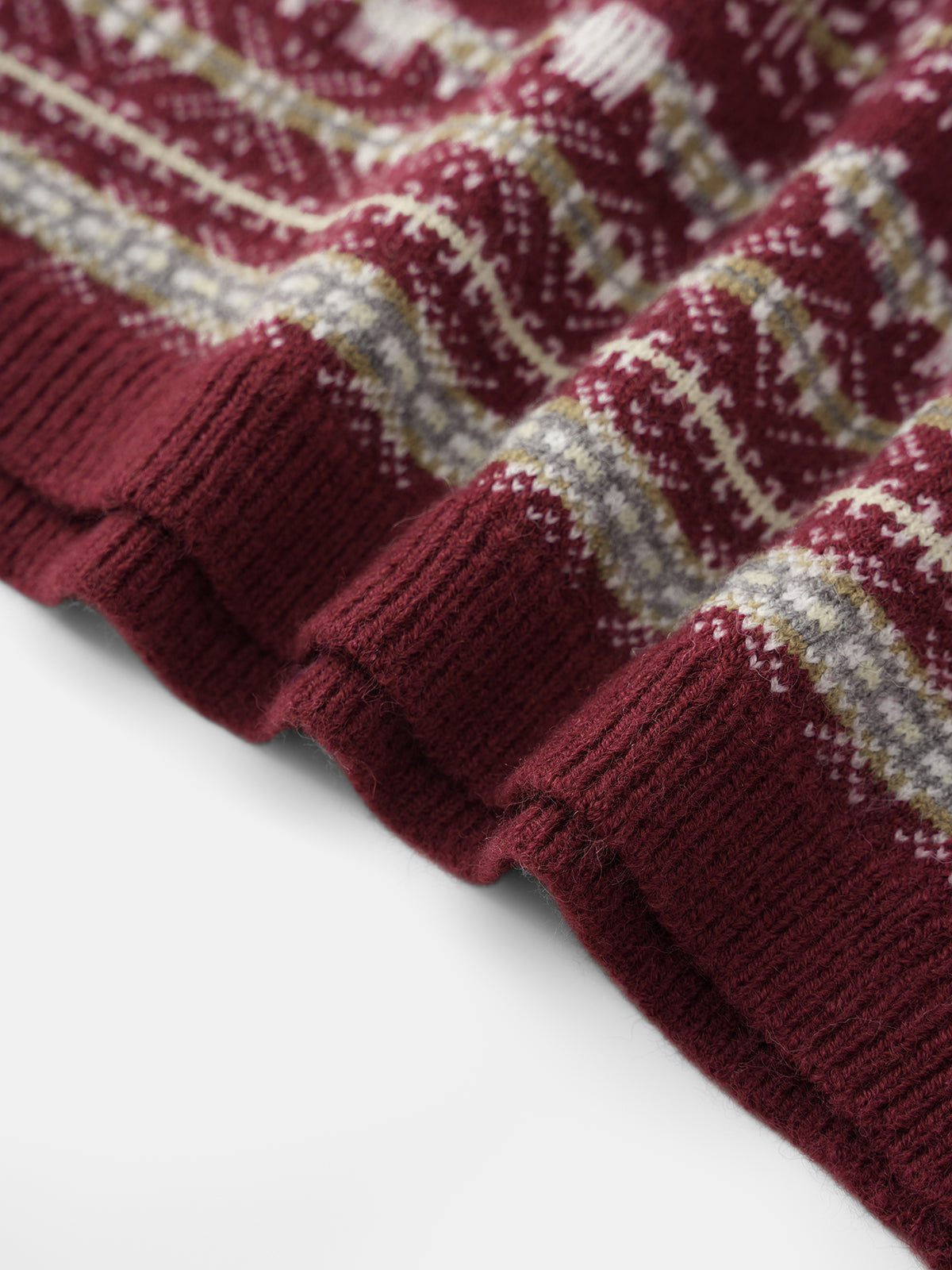 Aftertaste Knit Top – Wine Stripe