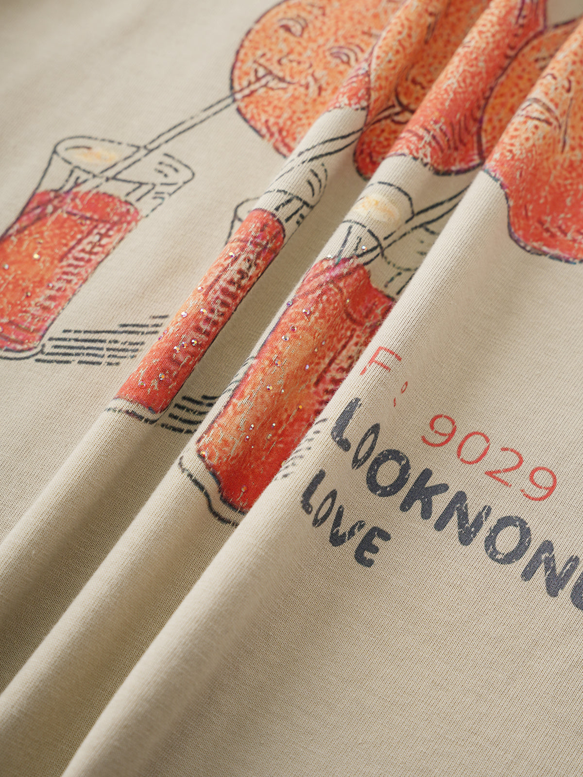 Stacked Illusion Sleeve Tee – Oat Beige