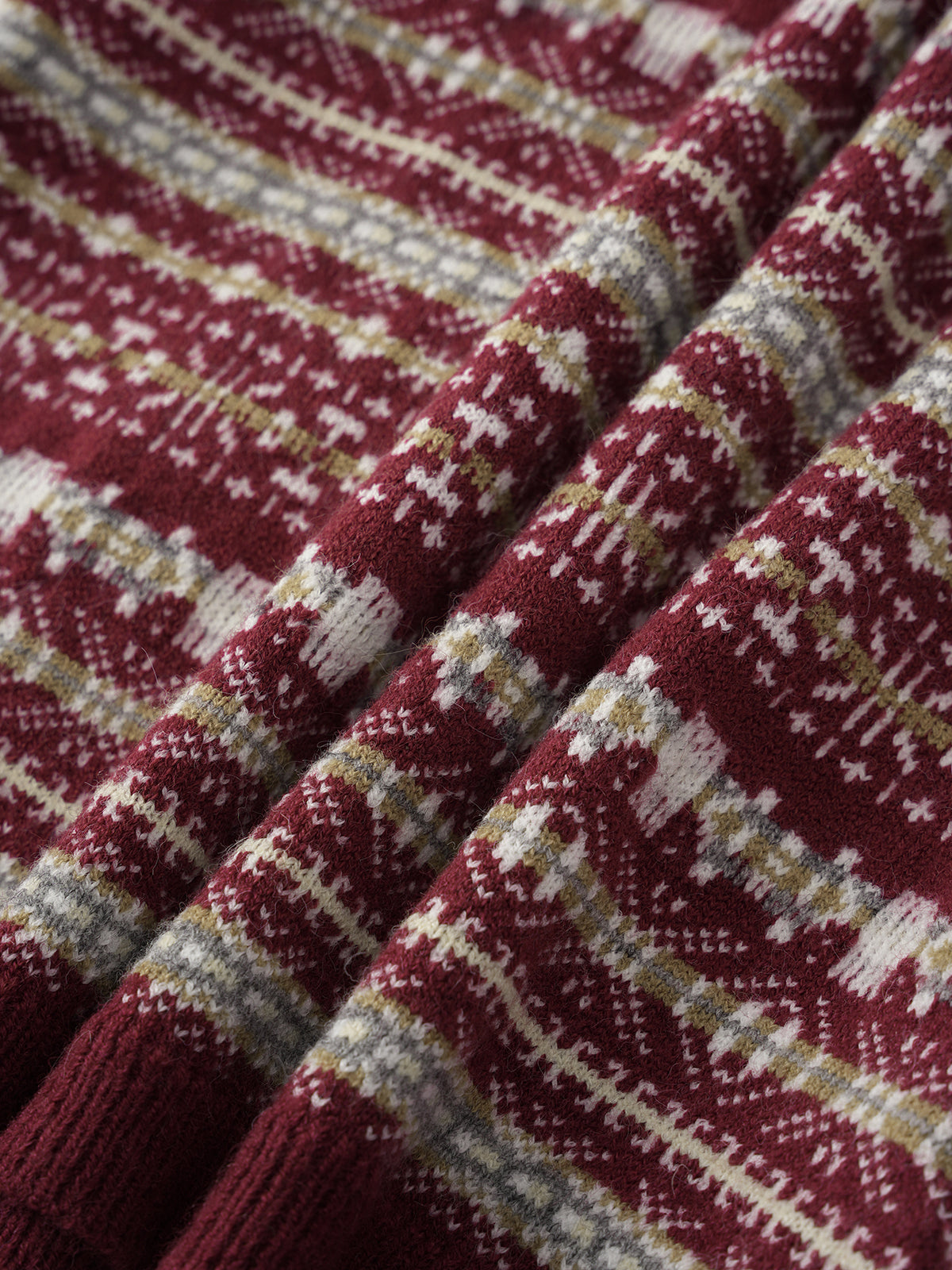 Aftertaste Knit Top – Wine Stripe