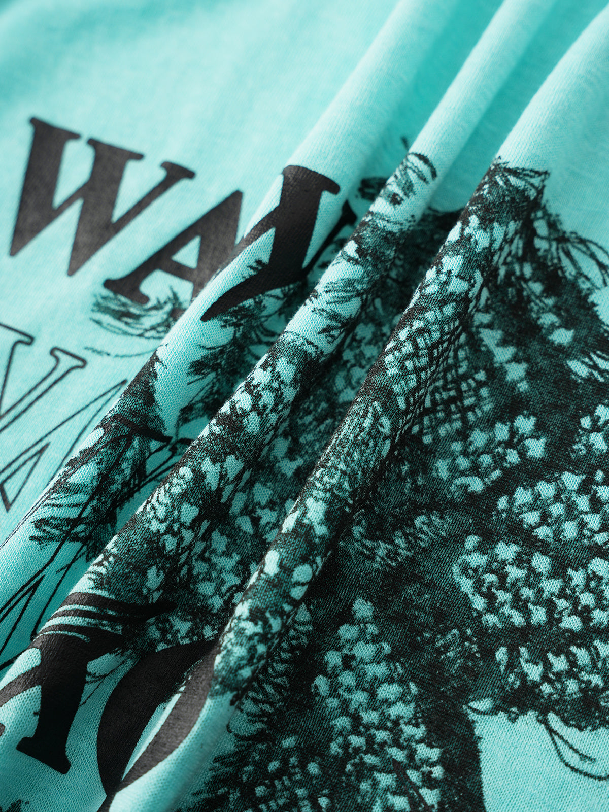 Fresh Cut Graphic Sleeve Tee – Aqua Mint