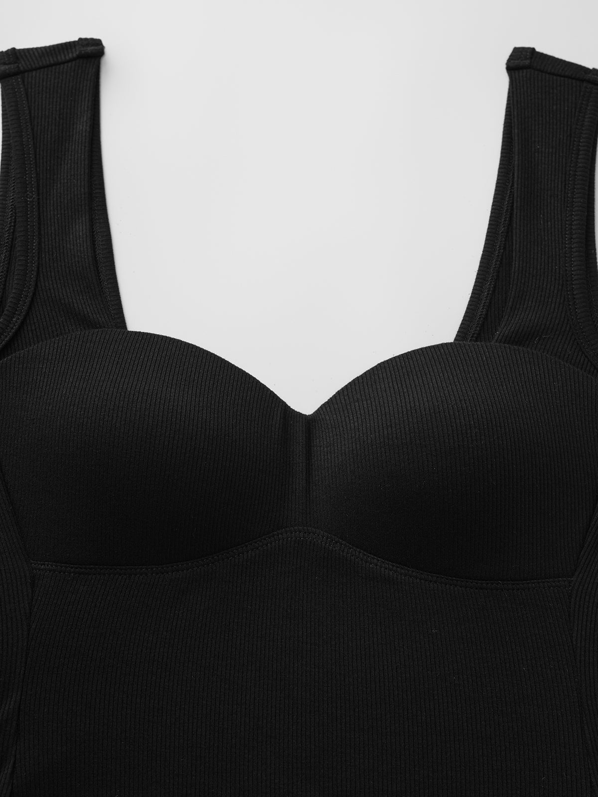 Ballet Lecture Fitted Top – Jet Black