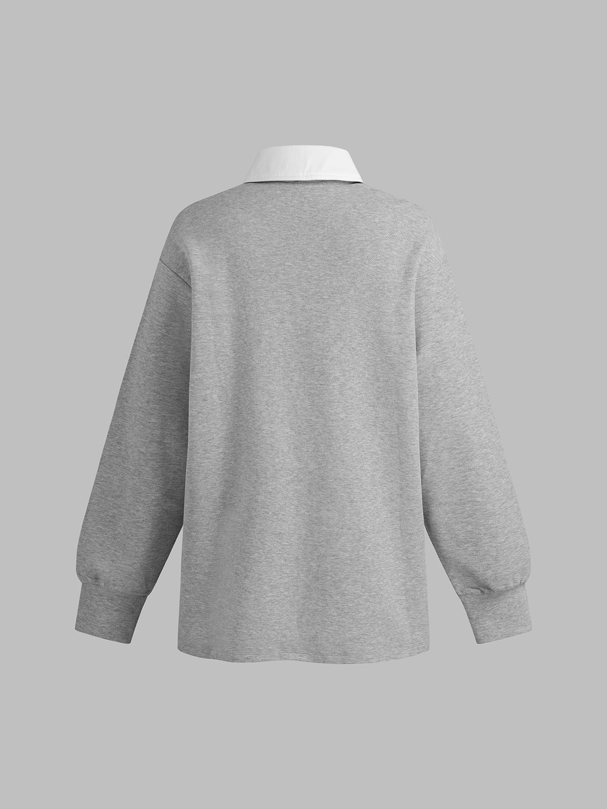 Lunch Break Halo Sweatshirt – Grey Mist