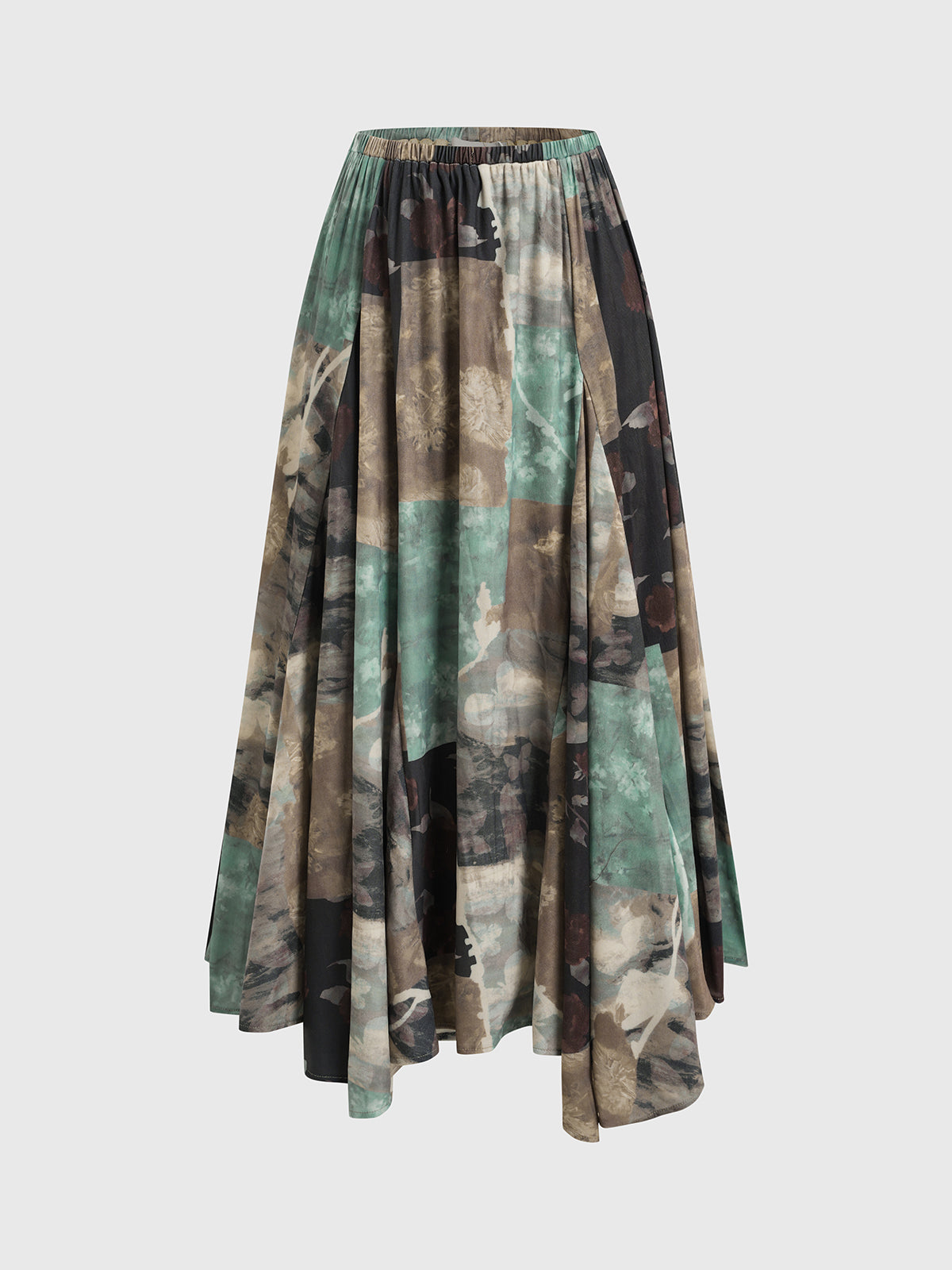Soft Memory Skirt – Olive Mist