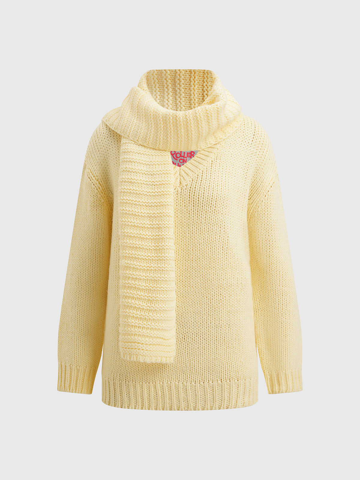 Warm Orbit Knit Sweater – Cream Butter