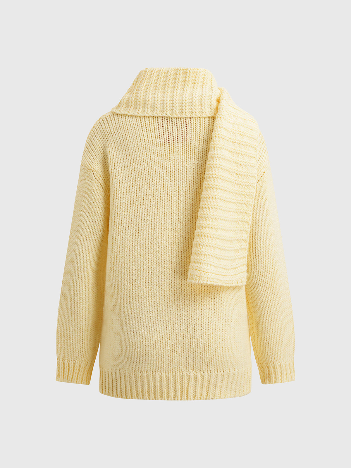 Warm Orbit Knit Sweater – Cream Butter