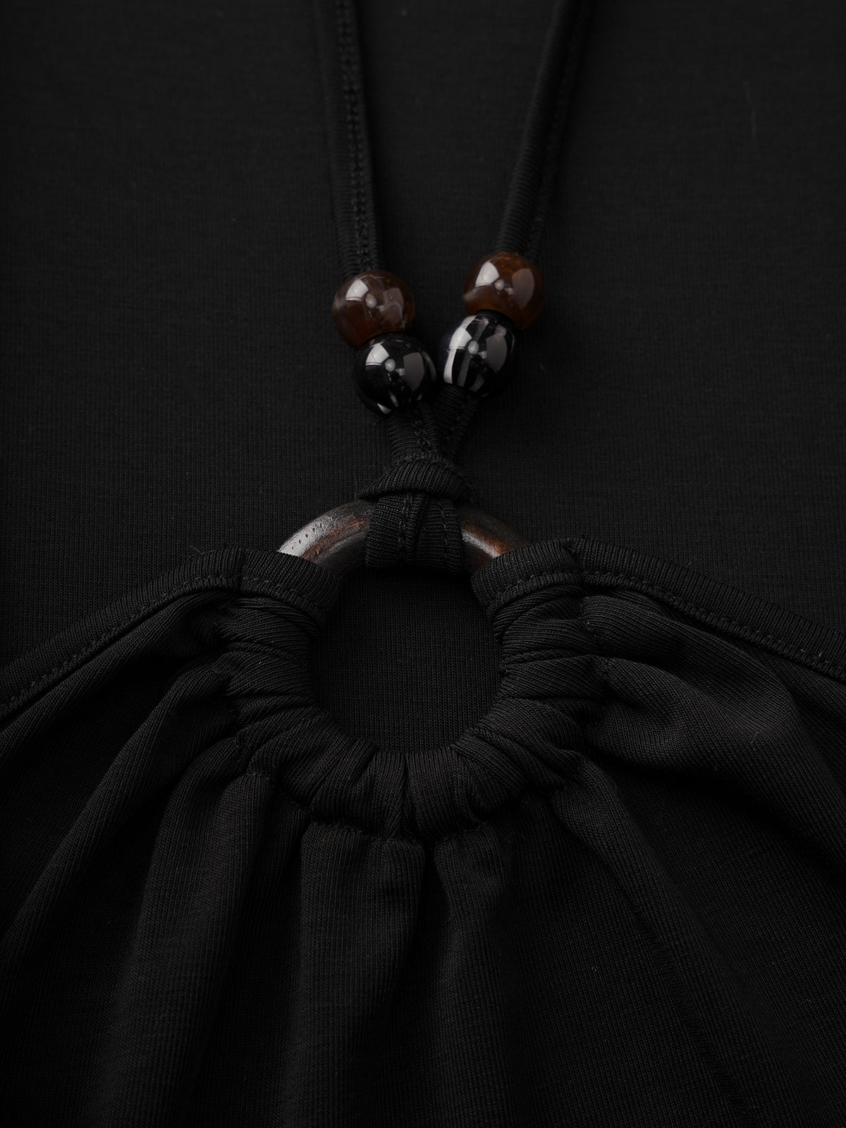 Double Story Slim Tank – Jet Black