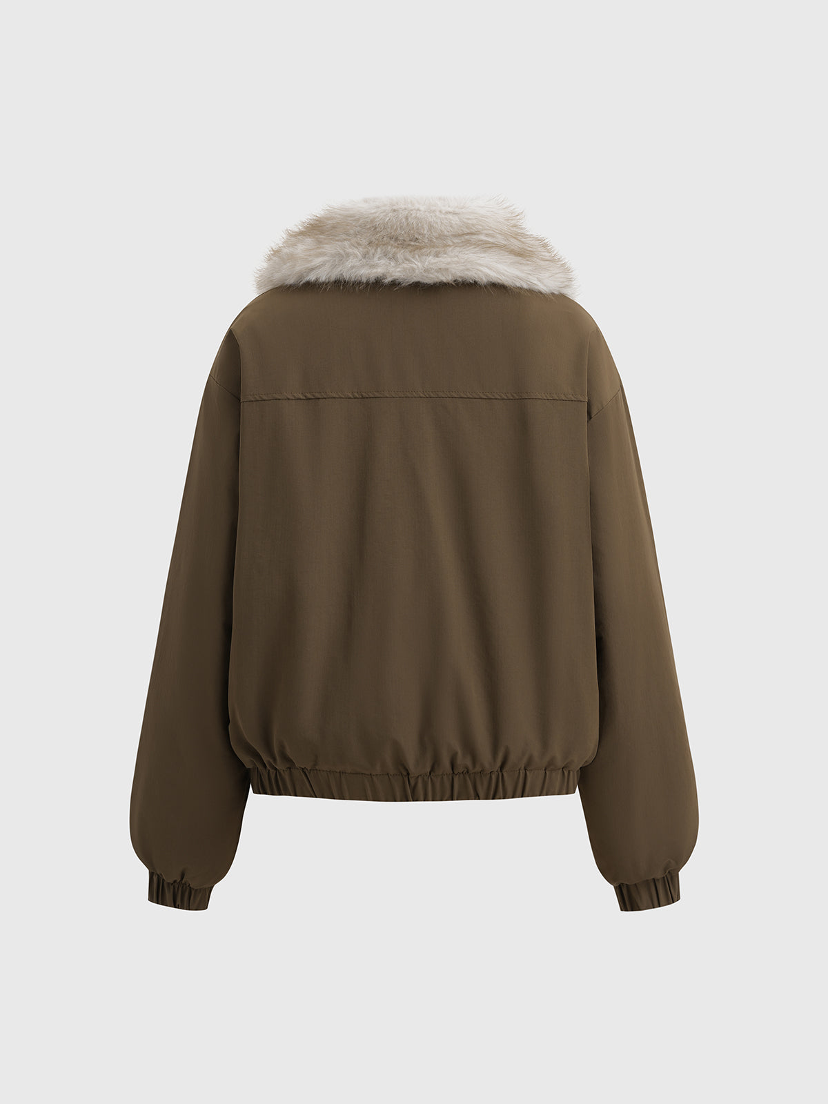 Northbound Skim Bomber Jacket – Brown Clay