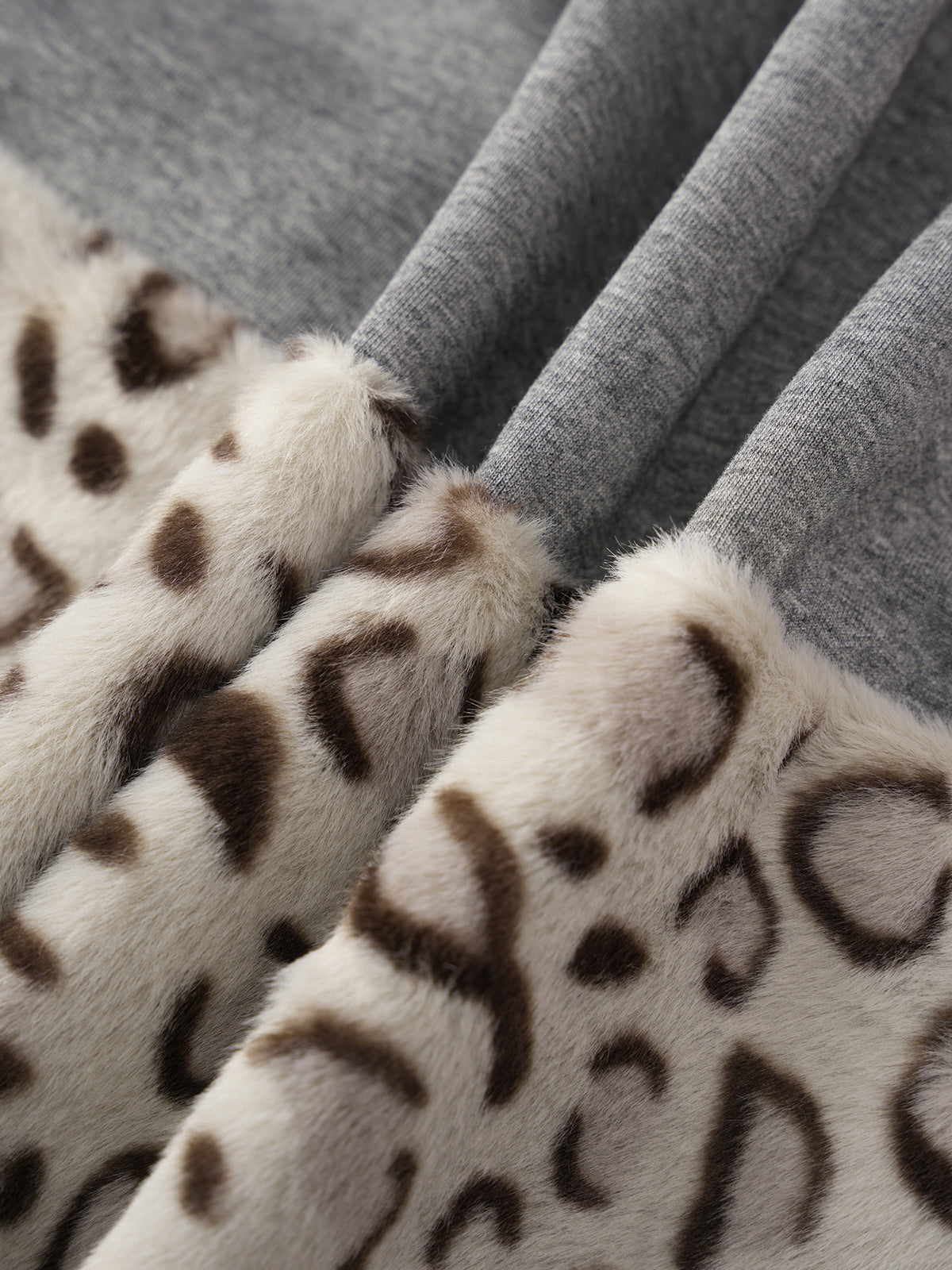 Talk Later Skirt – Ash Leopard