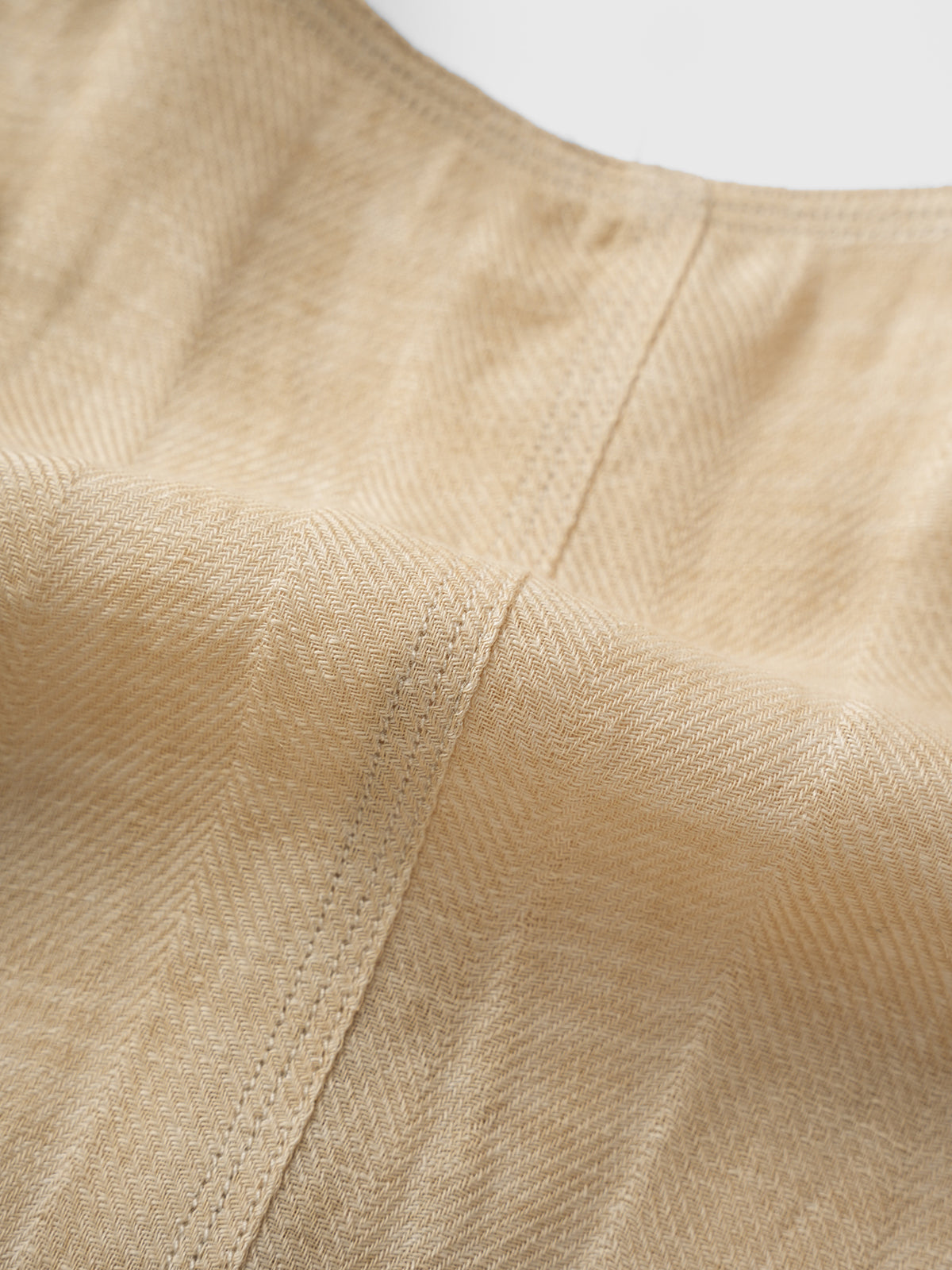 Earth Scholar Linen Vest – Oat Beige