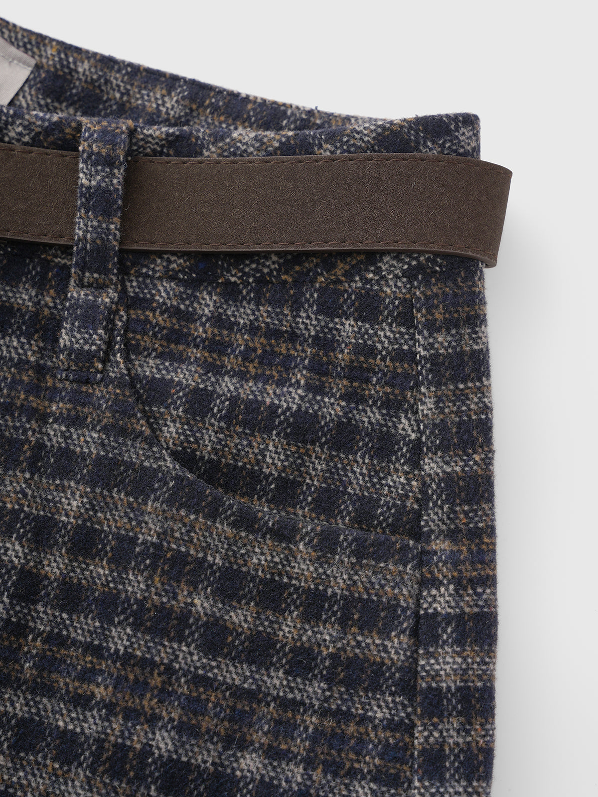 Library Break Shorts – Navy Tweed