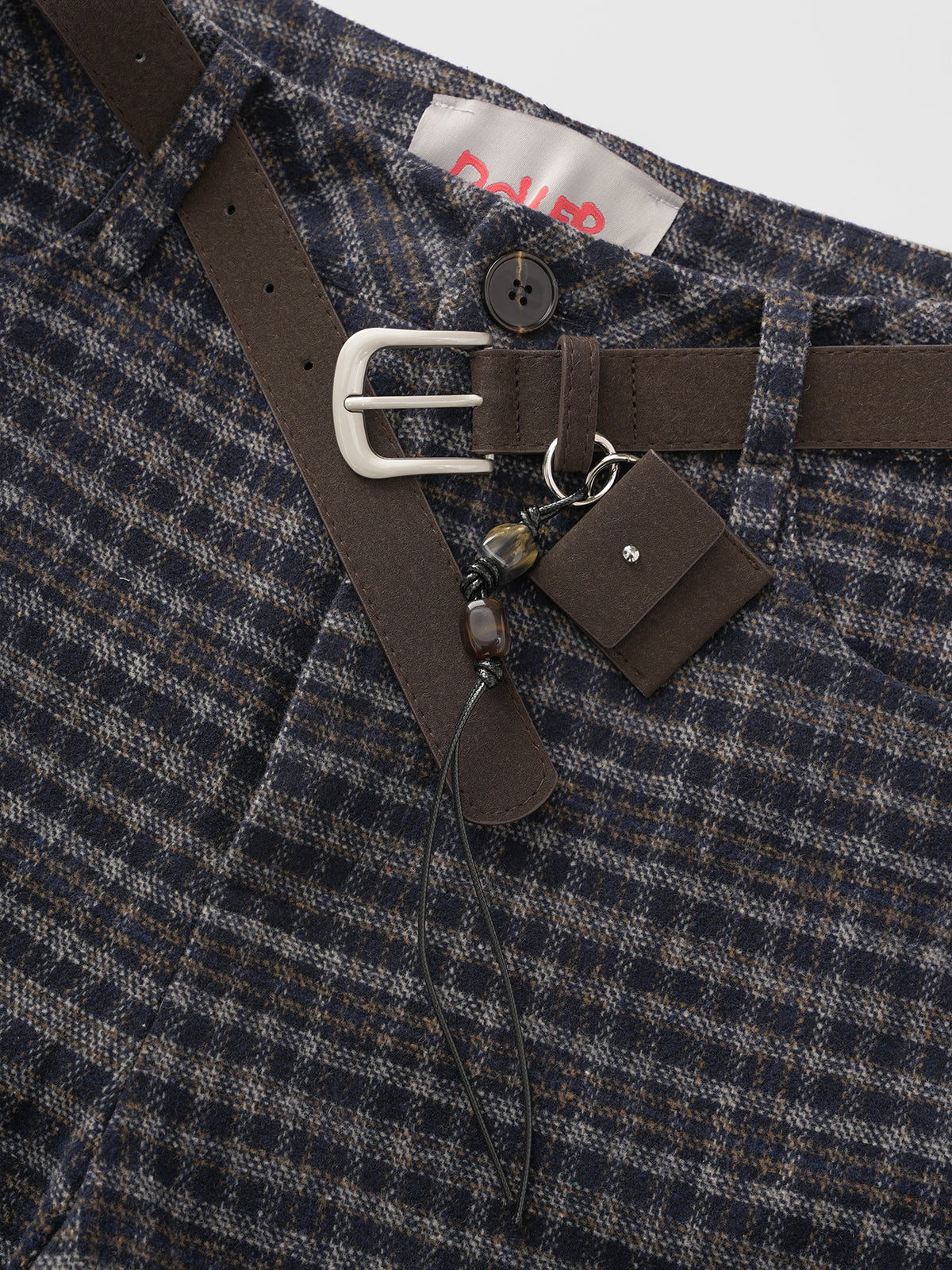 Library Break Shorts – Navy Tweed