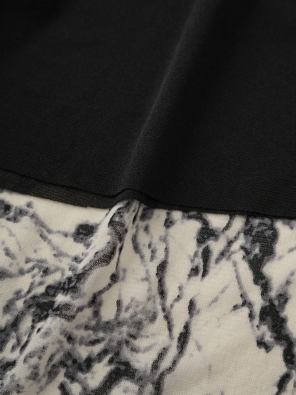 Ink Painting Floral Maxi Dress – Ivory Smoke