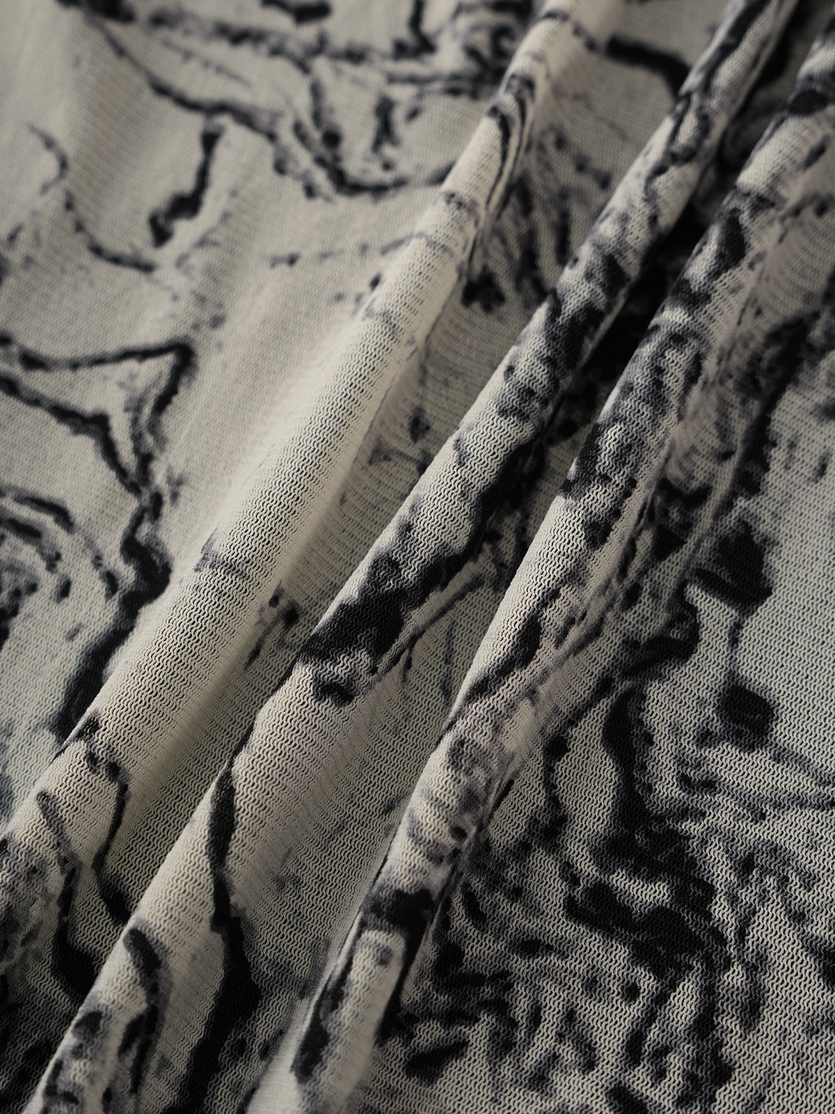 Ink Painting Floral Maxi Dress – Ivory Smoke