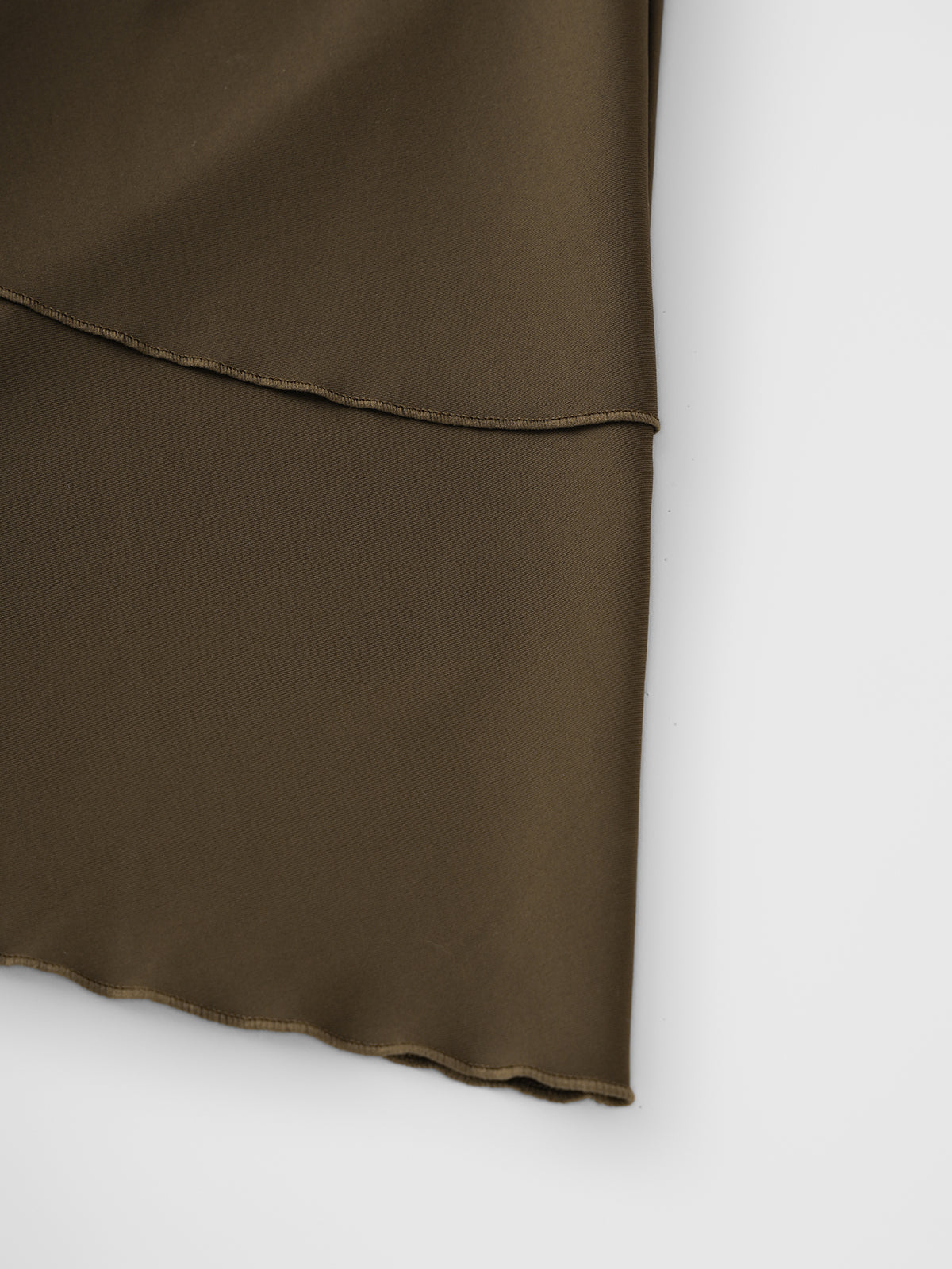 Wind Flick Asym Skirt - Espresso Brown