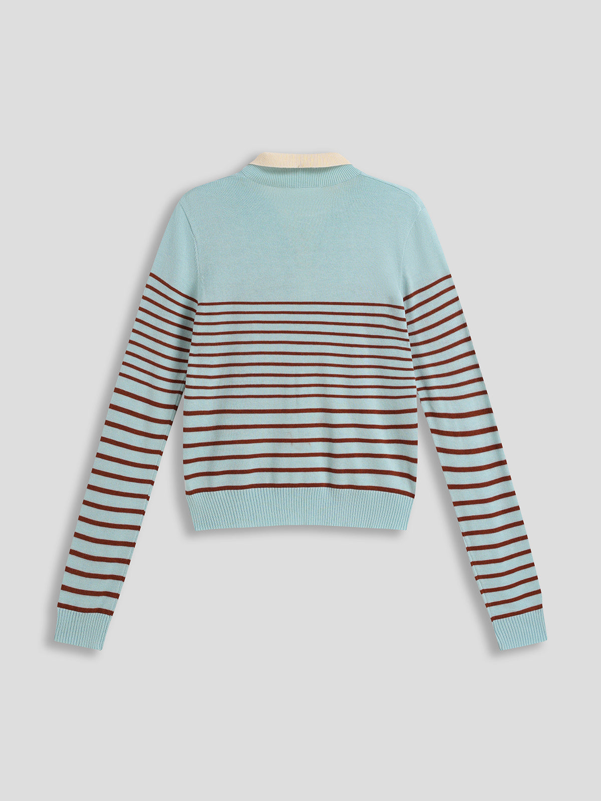 Fake It Till U Knit Sweater - Baby Blue