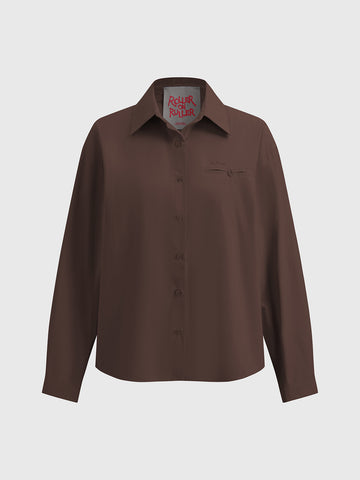 Airlight Note Shirt – Brown Cocoa