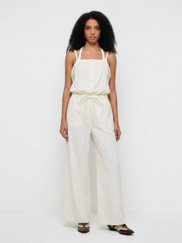 Honor Roll Overall Pants – Cream Ivory