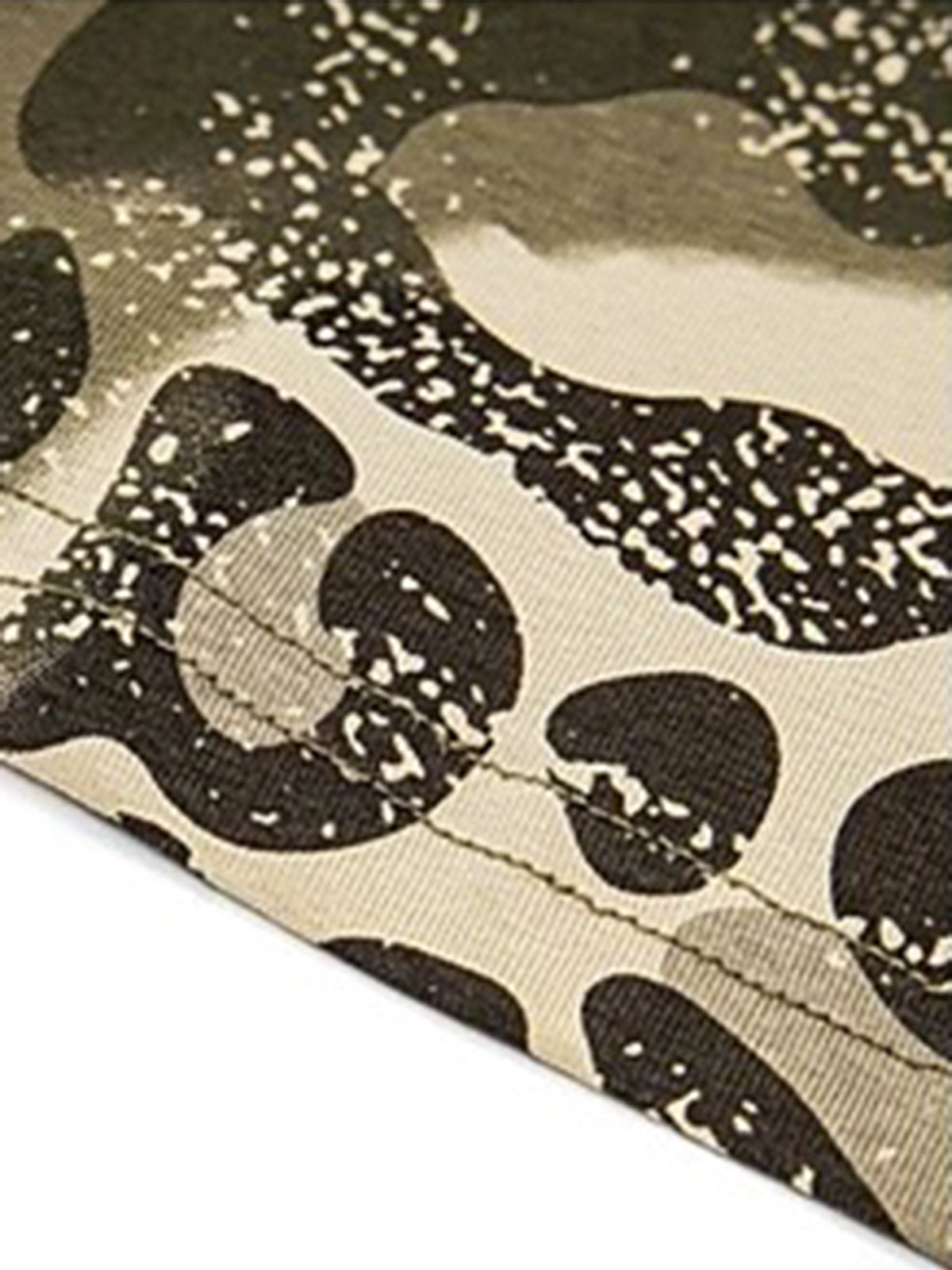 Brick Lane Skimming-fit Leopard Camouflage Tube Top -- Green