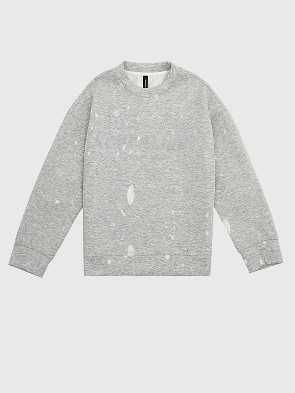 Soft Blur Ink Sweatshirt – Light Grey