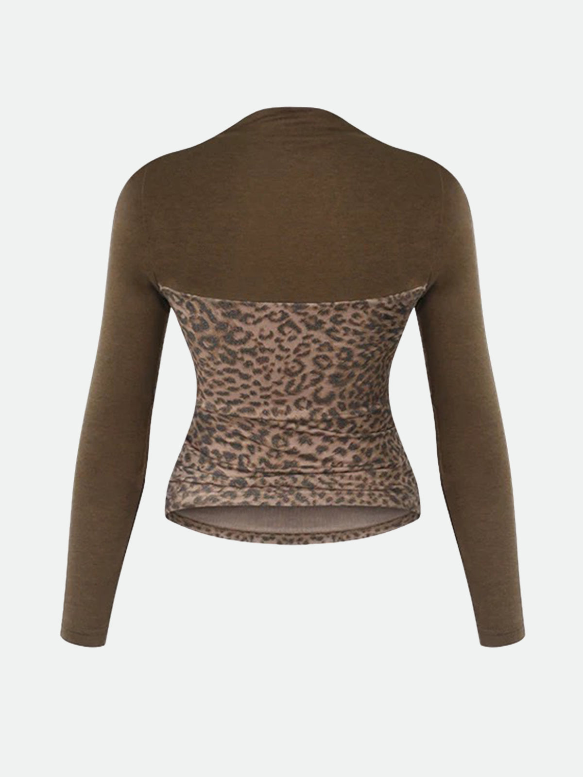 Almost Two Sleeve Top – Cocoa Leopard