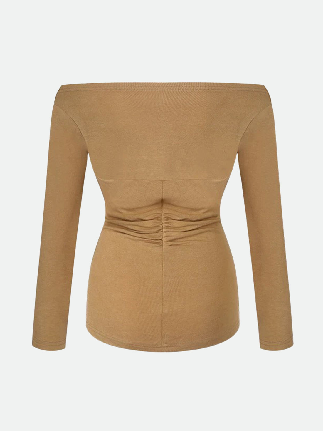 Soft Spotlight Sleeve Top – Warm Taupe