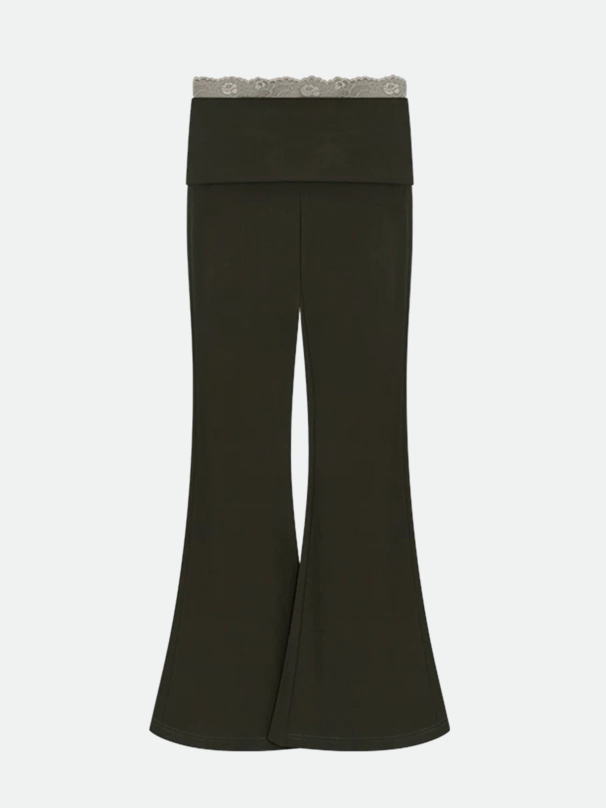 Final Bow Flared Yoga Pants – Dark Olive