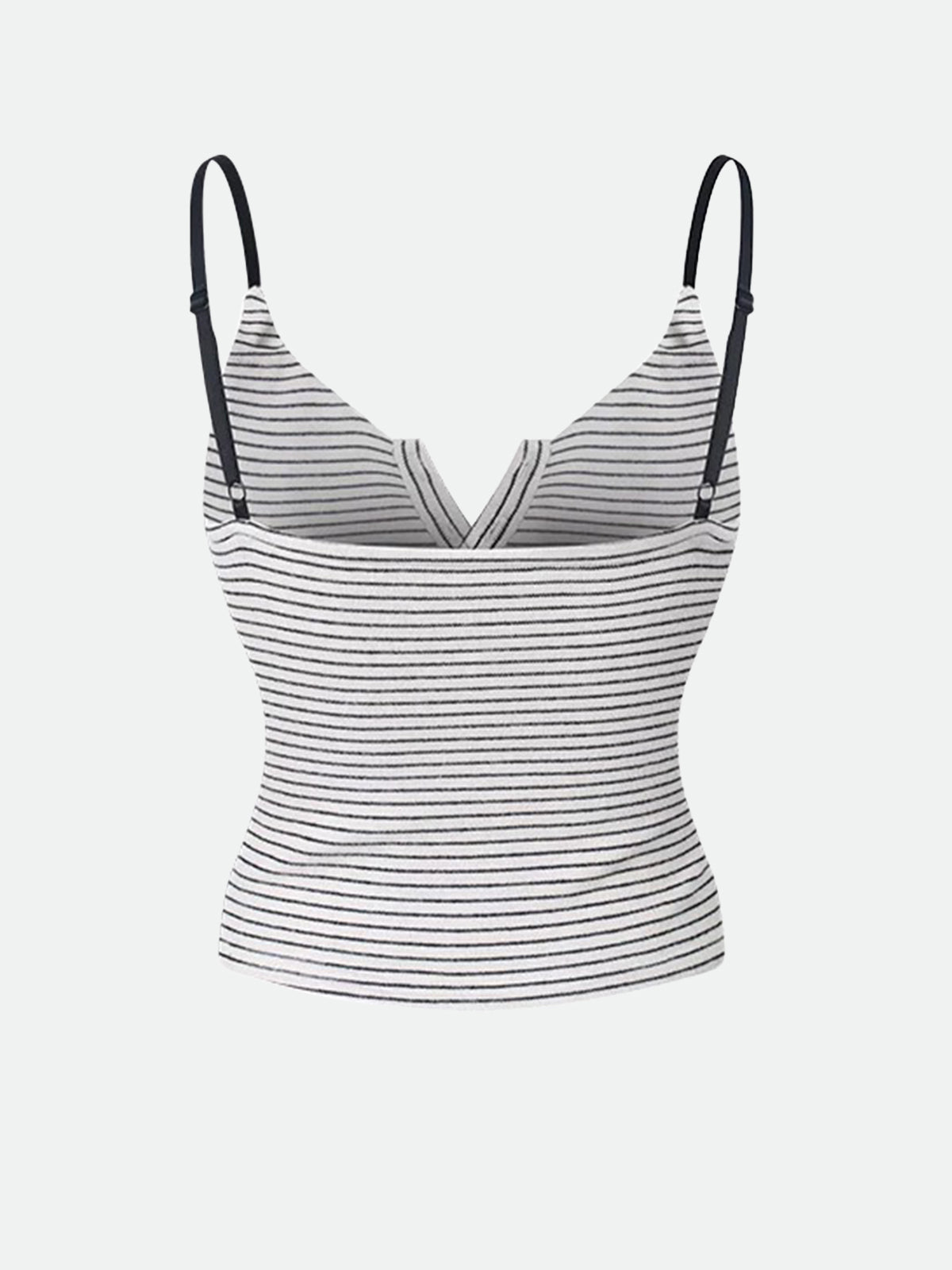 Close Call Stripe Tank – Black White