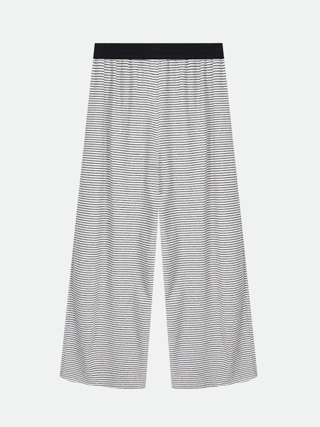 No Rush Stripe Pants – Black White