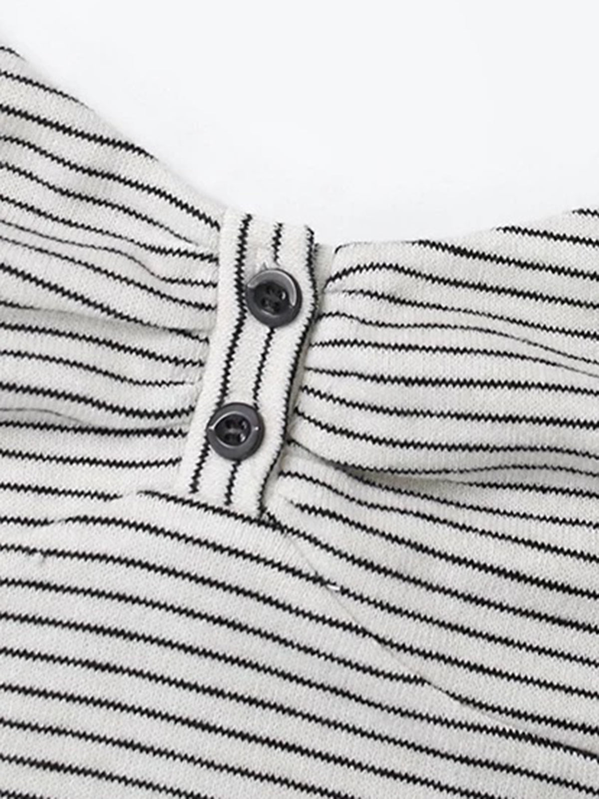 Close Call Stripe Tank – Black White