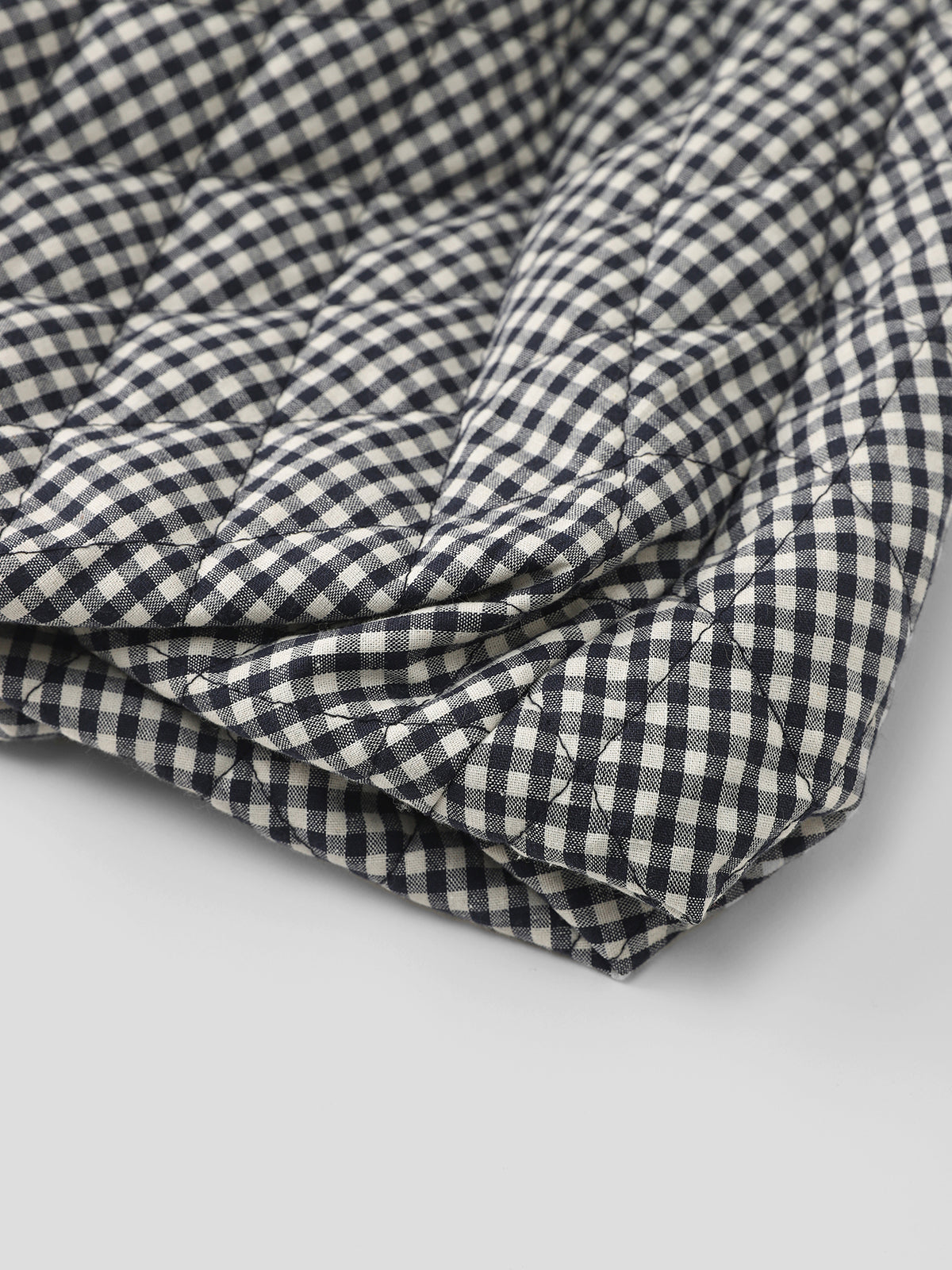 Plaid Puff Skirt - Chessboard