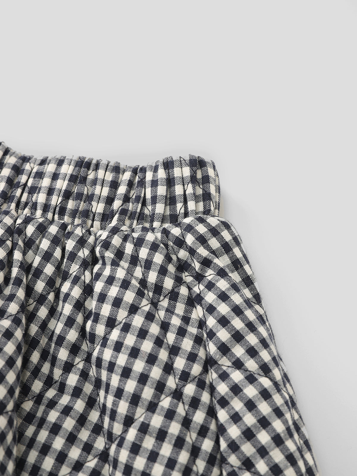 Plaid Puff Skirt - Chessboard