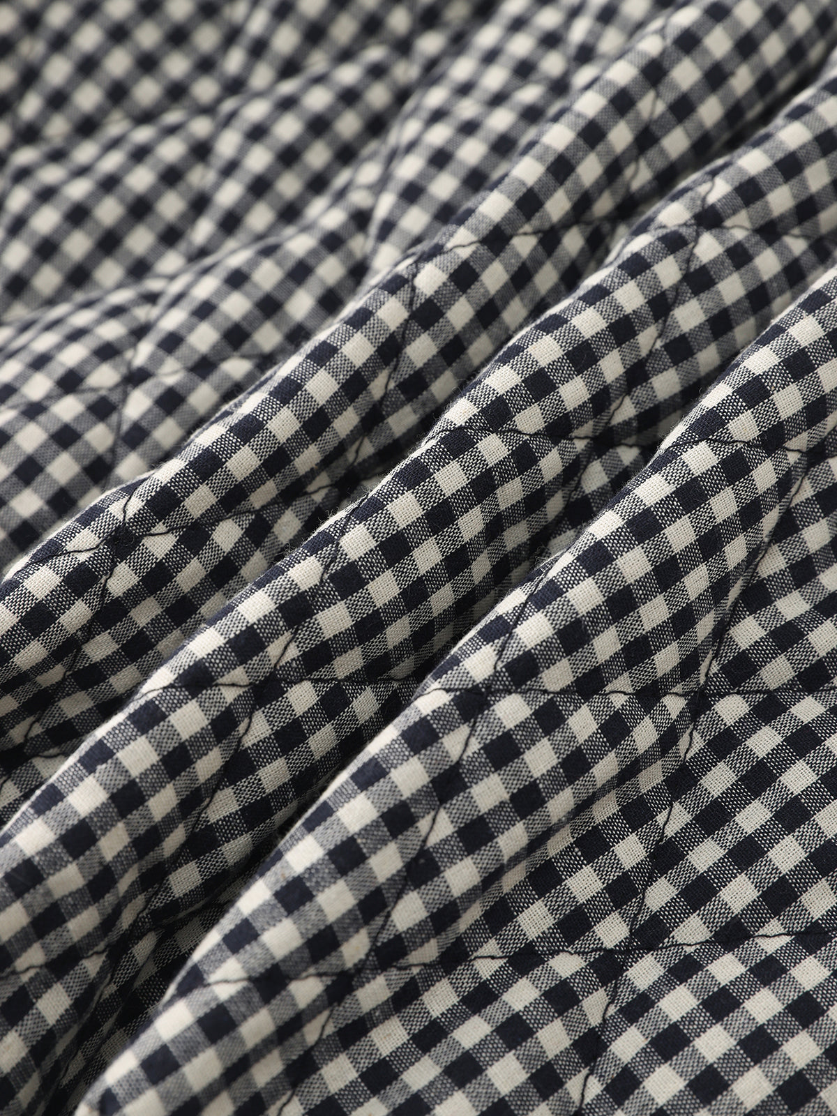 Plaid Puff Skirt - Chessboard