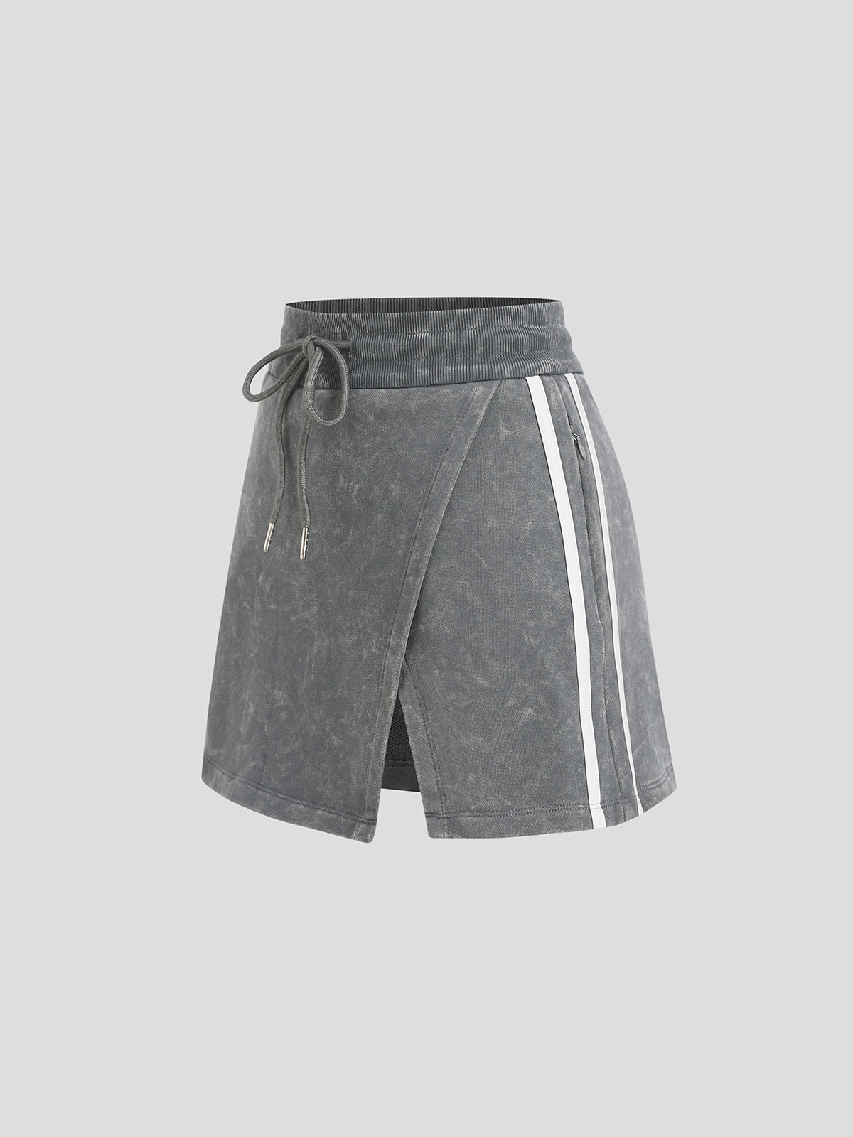A-Line Attitude Skirt - Steel Smoke