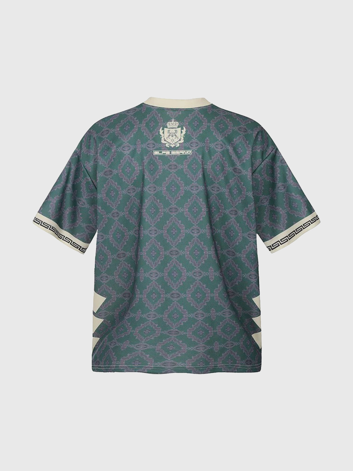 Brick Lane Baggy-fit Graphic Jersey T-Shirt -- Green