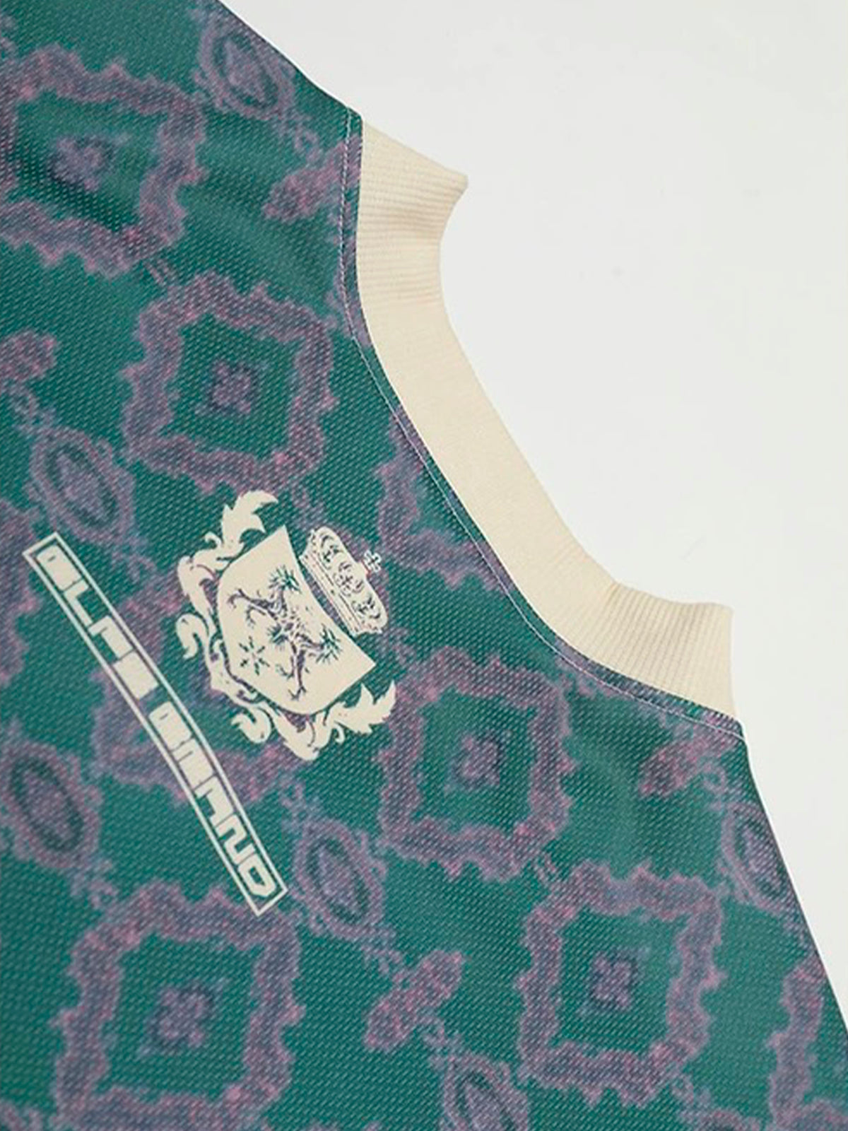 Brick Lane Baggy-fit Graphic Jersey T-Shirt -- Green