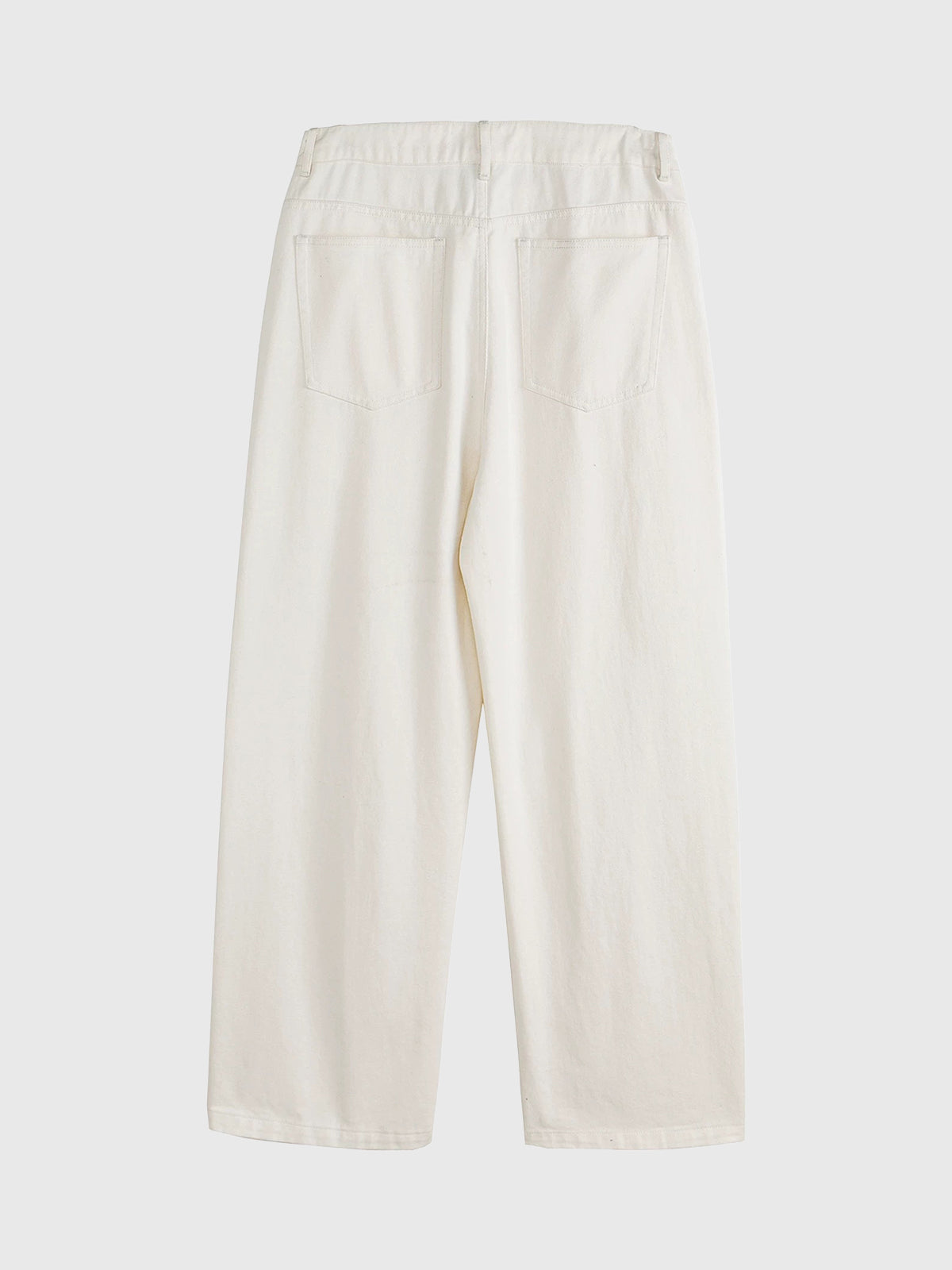 Brick Lane Straight-leg Utility Cargo Pants -- White