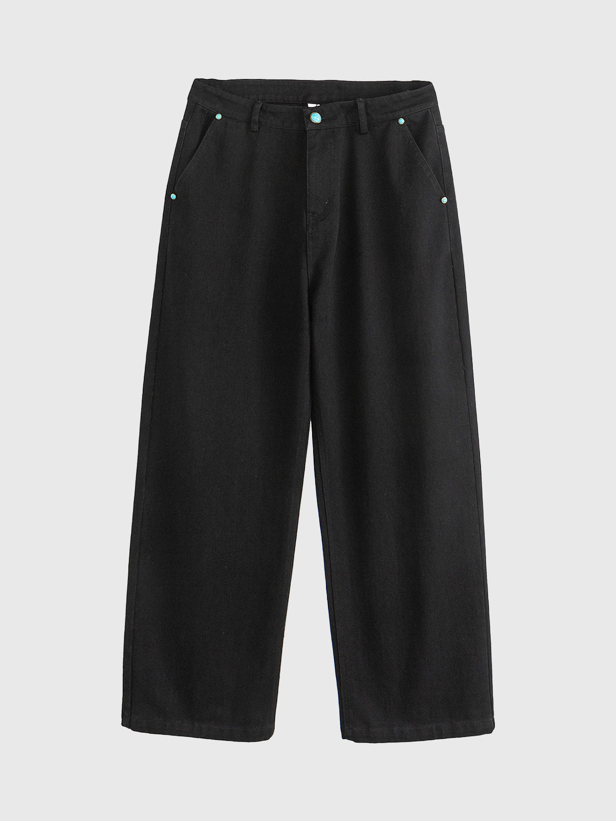 Brick Lane Straight-leg Utility Cargo Pants -- Black