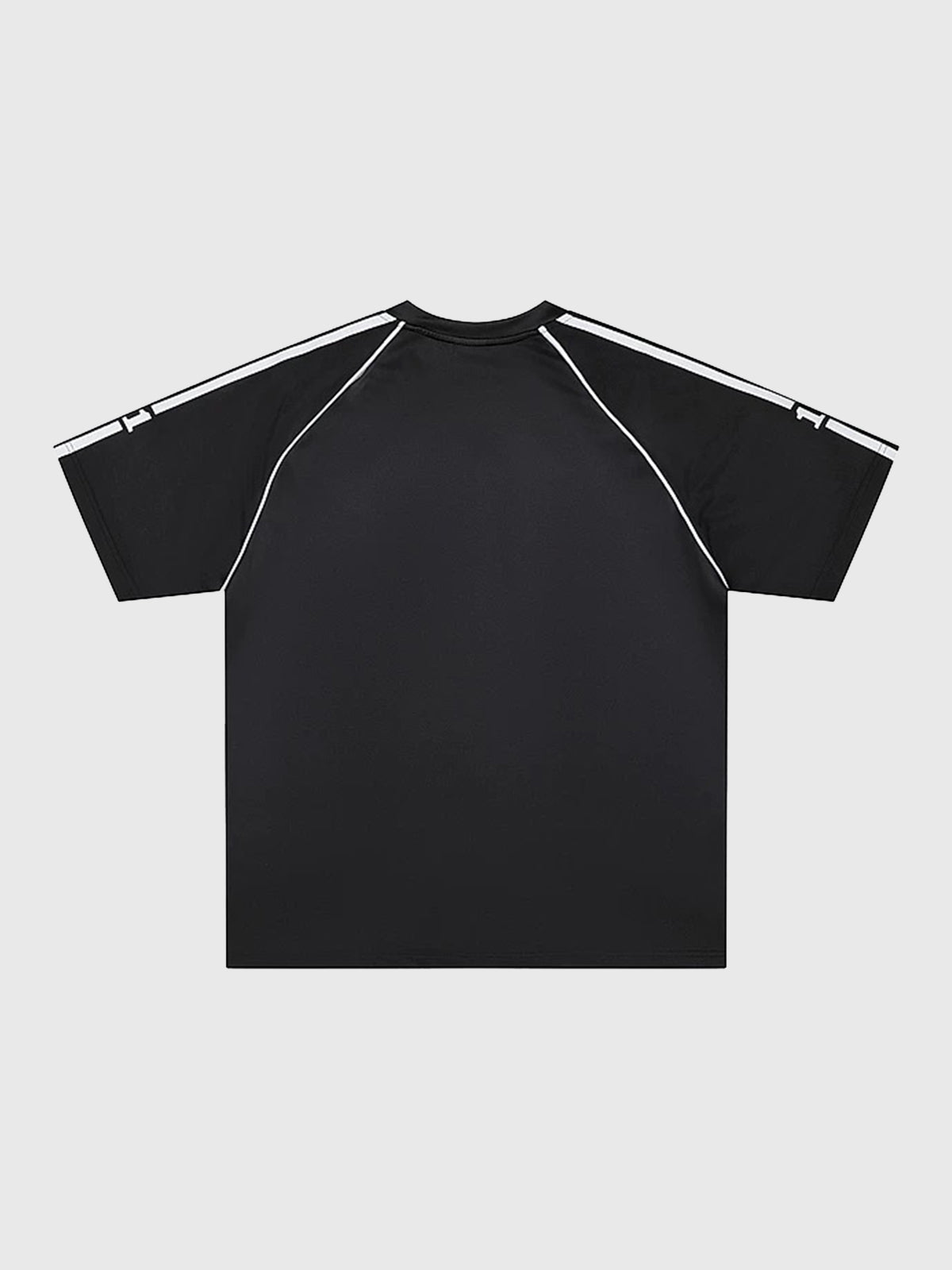 Brick Lane Baggy-fit Graphic Jersey T-Shirt -- Black