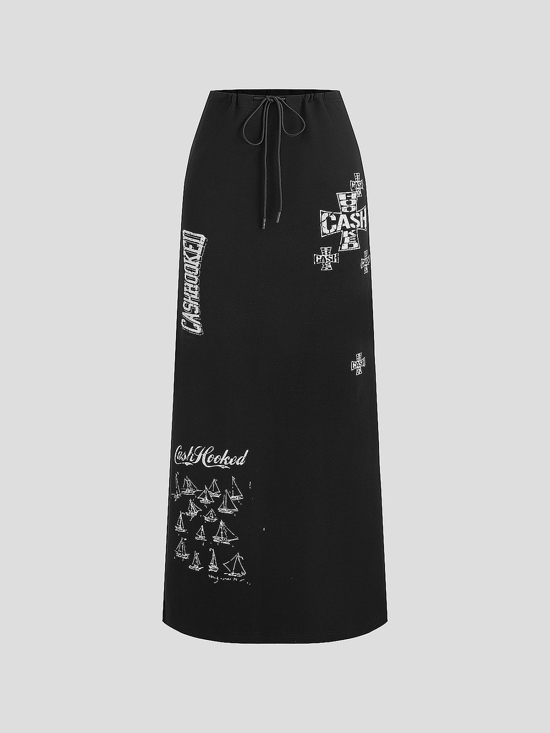 Tube Line Skirt - Graphite Strike