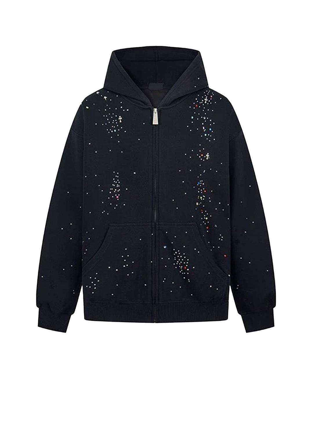 Late Welcome Drink Hoodie Jacket – Shine Black