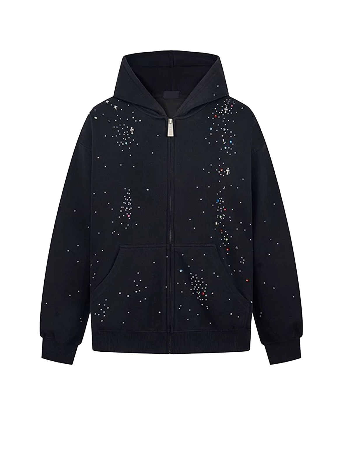 Late Welcome Drink Hoodie Jacket – Shine Black