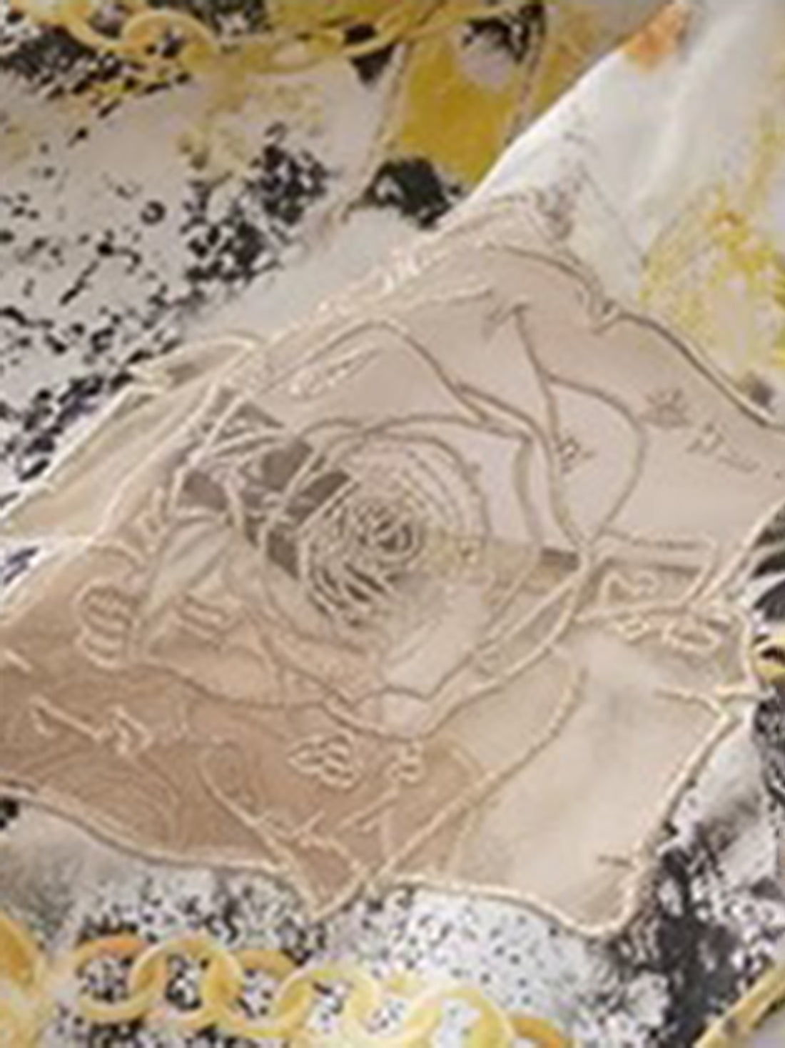 Wild Whisper Draped Dress – Ivory Mix