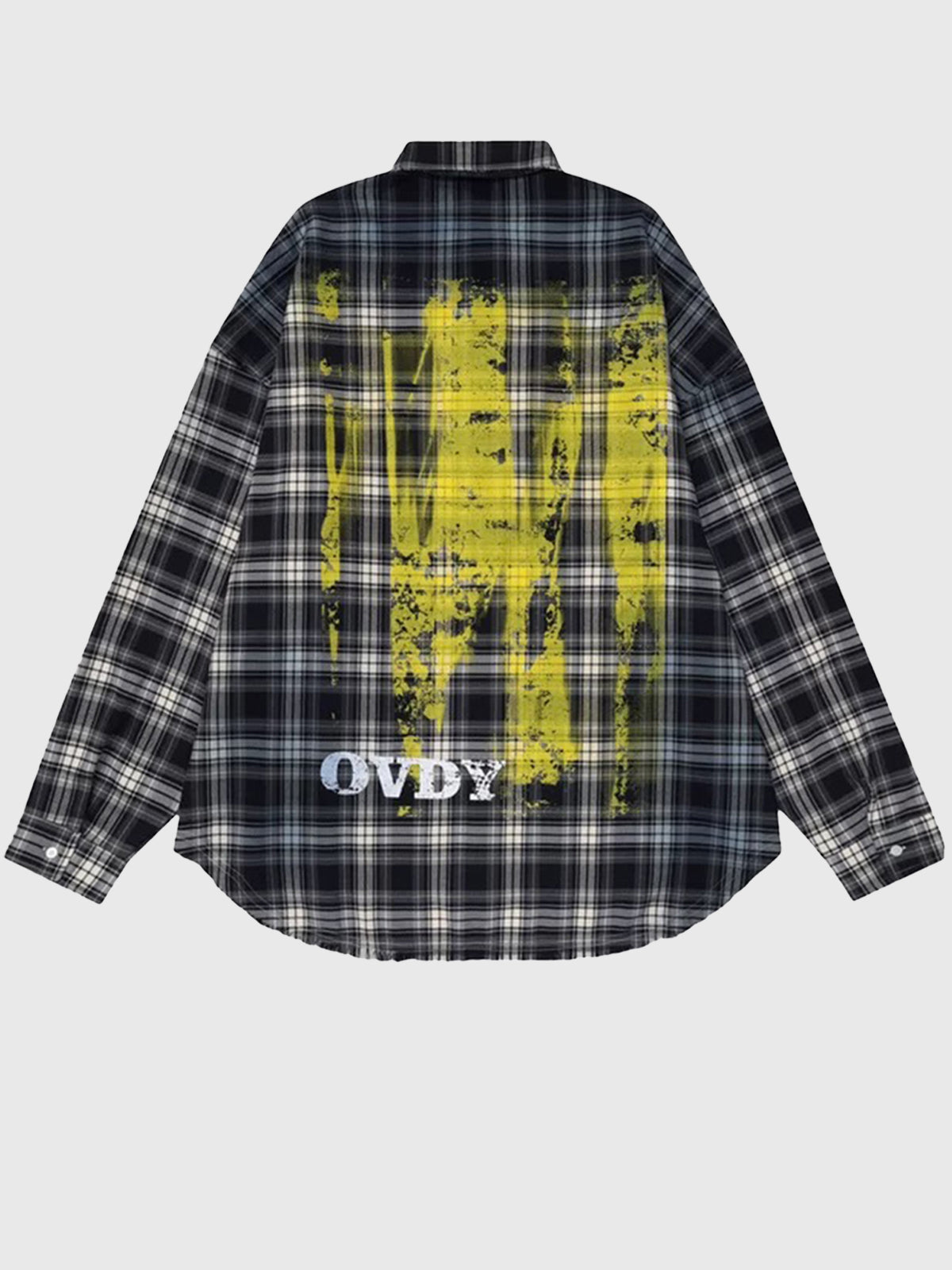 Skipped Class Check Shirt – Black Yellow