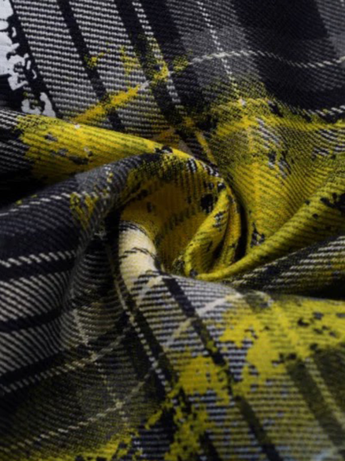 Skipped Class Check Shirt – Black Yellow