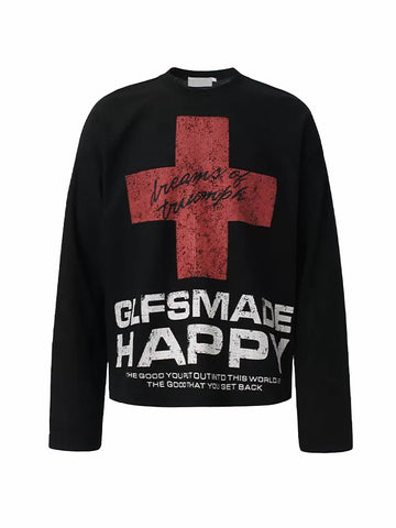 God Bless You Sweatshirt – Washed Black
