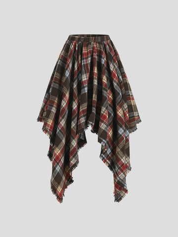 Convertible Grid Wrap - True Plaid