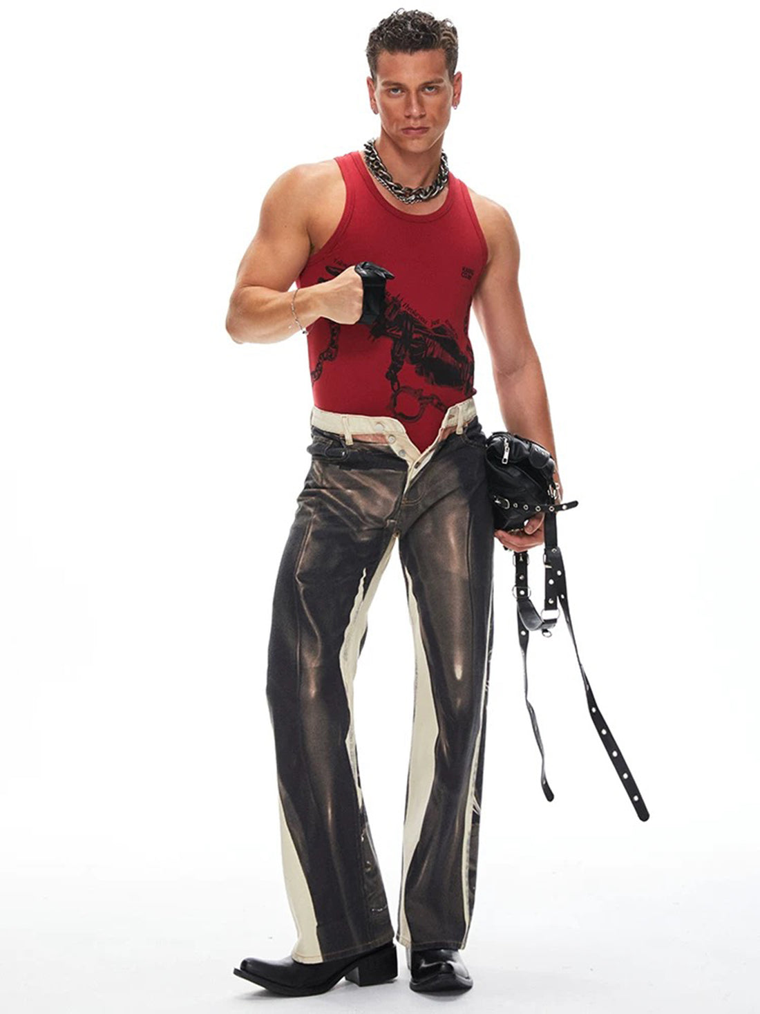 Chosen Side Printed Tank – Signal Red