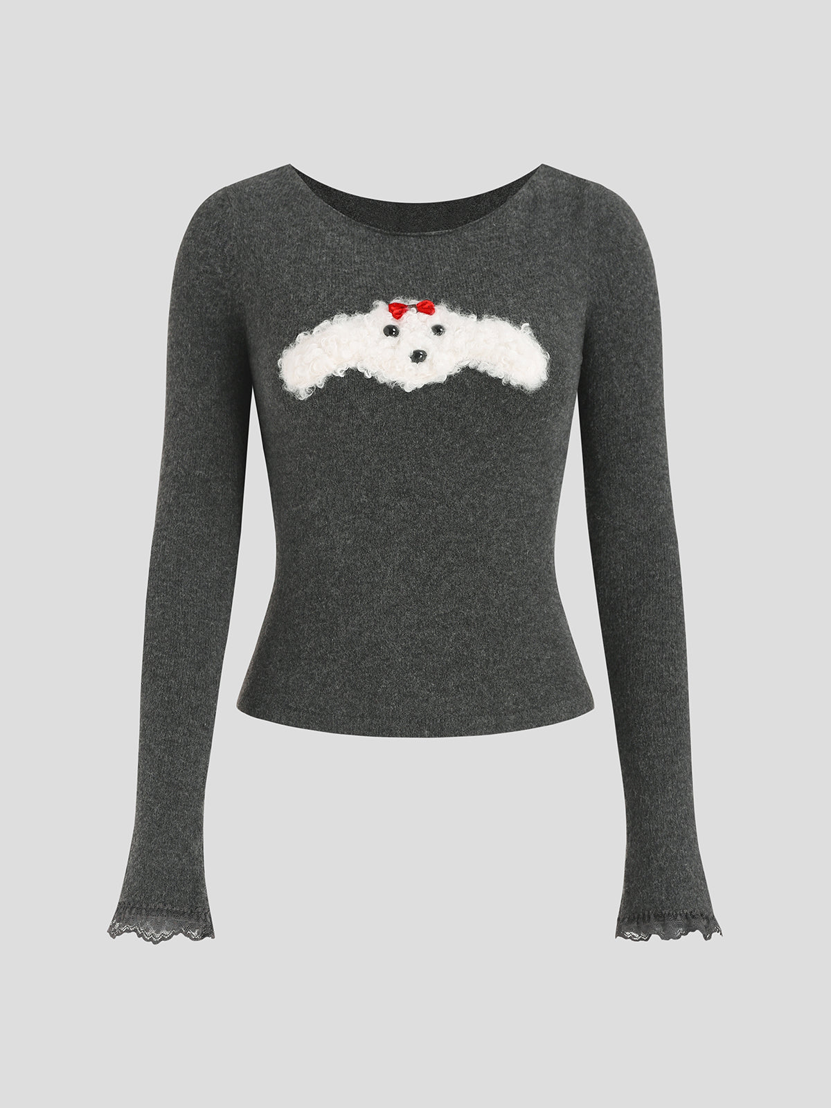 Puppy Pile Sweater - Stone Fur